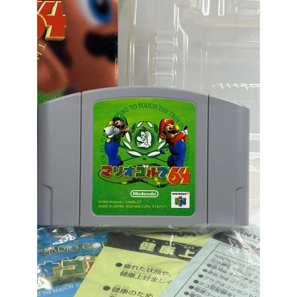 Mario Golf 64 Nintendo 64 N64 Japan Import CIB NUS-P-NMFJ Complete Boxed
